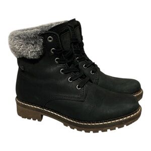 Pajar Black Leather Women’s Winter Boots